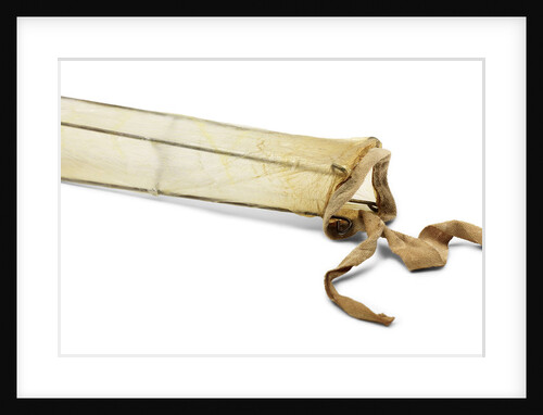 Condom made from sheep intestine, c. 1800 by Anonymous