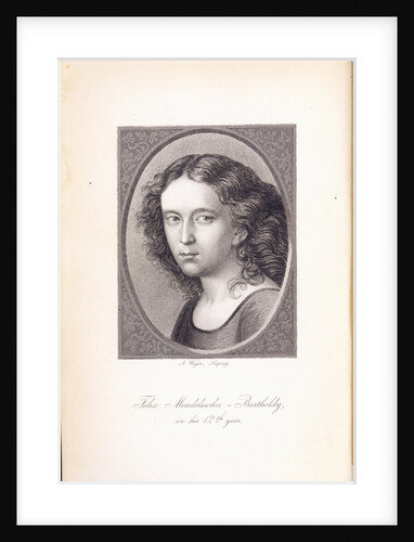 Felix Mendelssohn Bartholdy at age 12, 1821 by Anonymous