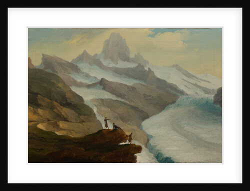 View of the Bänisegg over the Lower Grindelwald Glacier, 1778 by Anonymous
