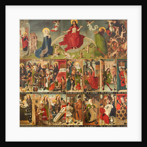 Last Judgment, the Seven Works of Mercy, and the Seven Deadly Sins, c. 1490-1499 by Anonymous