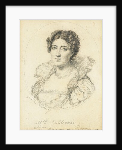 Portrait of the mezzo-soprano Isabella Colbran by Anonymous