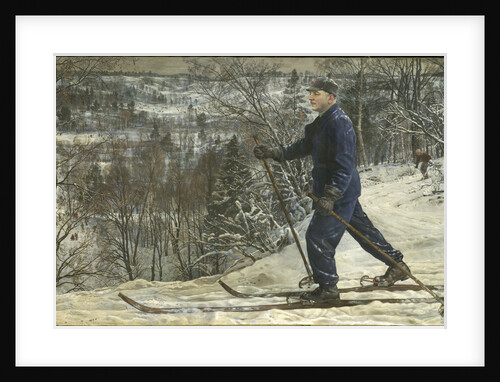 Kliment Voroshilov on a skiing trip, 1937 by Anonymous