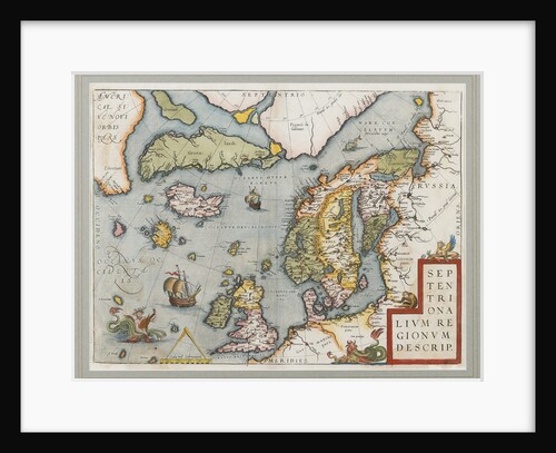 Septentrionalium Regionum Descrip. (The Arctic. Scandinavia), 1572-1575 by Anonymous