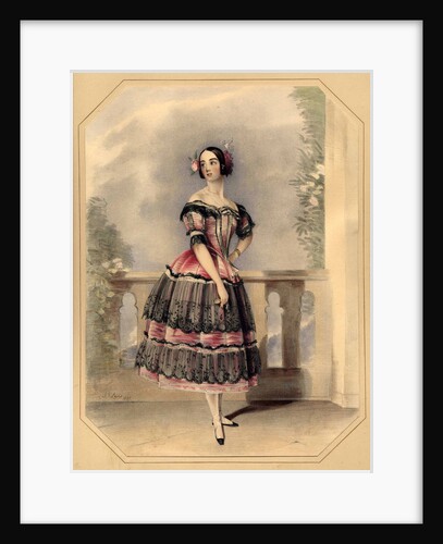 Pauline Duvernay as Florinda in Le Diable Boîteux (The Lame Devil) by Casimir Gide, 1837 by Anonymous