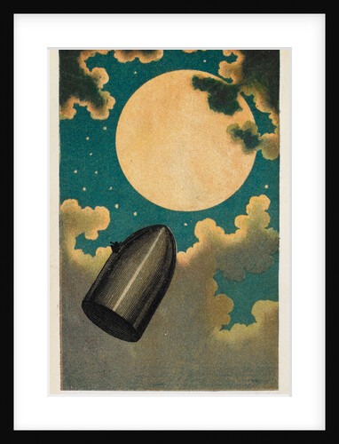 Illustration to From the Earth to the Moon by Jules Verne, 1877 by Anonymous