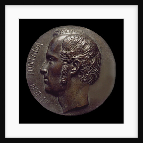 Julian Fontana, Bronze medal, 1843 by Anonymous
