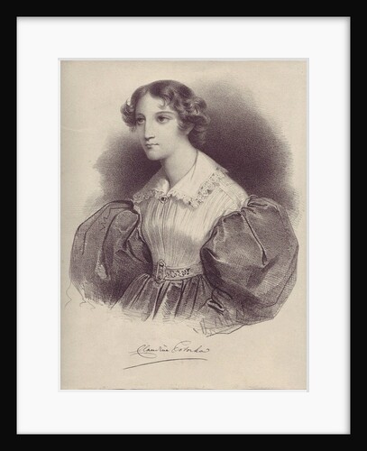 Countess Klaudyna (Claudine) Potocka, née Dzialynska, 1820s by Anonymous
