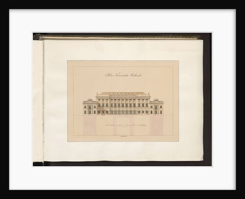 Radziwill Palace in Warsaw, (Presidential Palace), on Krakowskie Przedmiescie, (Frédéric Chopins fi by Anonymous