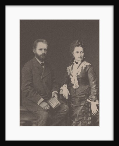 The composer Pyotr Ilyich Tchaikovsky with his wife Antonina Miliukova, 1877 by Anonymous