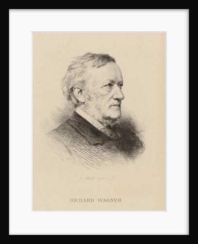 Portrait of the composer Richard Wagner by Anonymous