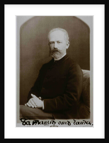 Pyotr Ilyich Tchaikovsky in Moscow, 1884 by Anonymous