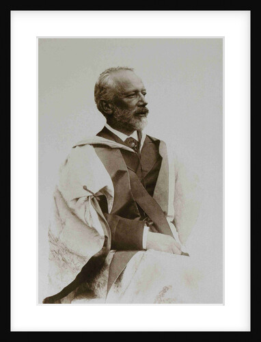 Pyotr Ilyich Tchaikovsky in the academic dress of the University of Cambridge, 1893 by Anonymous