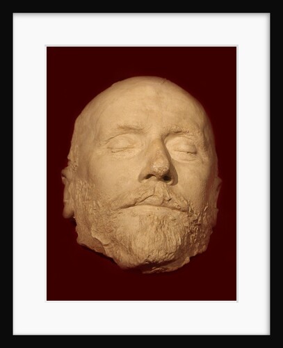 The death mask of Pyotr Ilyich Tchaikovsky, 1893 by Anonymous