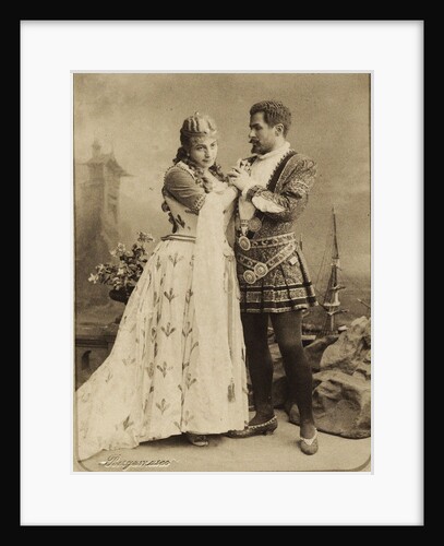 Nikolay and Medea Figner in the opera Iolanta by Pyotr Tchaikovsky, 1890s by Anonymous