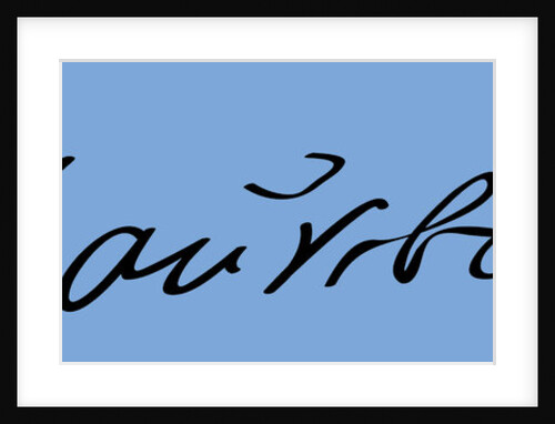 Signature of Pyotr Tchaikovsky by Anonymous