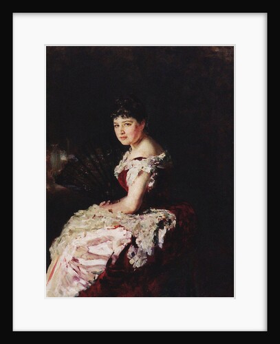 Portrait of the opera singer Maria Klimentova-Muromtseva, 1883 by Anonymous