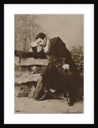 Nikolay Figner as Lensky in opera Eugene Onegin by Pyotr Tchaikovsky, 1880s by Anonymous