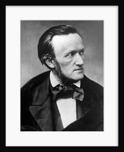 Portrait of the Composer Richard Wagner in Paris, 1861 by Anonymous