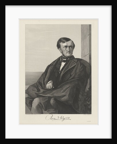 Portrait of the Composer Richard Wagner, 1853 by Anonymous