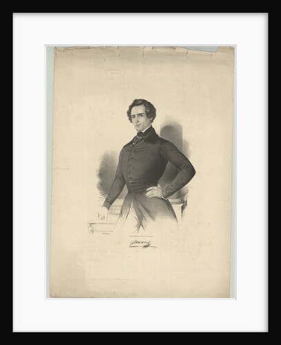 Portrait of the Composer Richard Wagner, 1840s by Anonymous