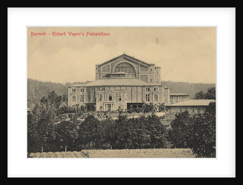 The Bayreuth Festival Theatre, 1900s by Anonymous