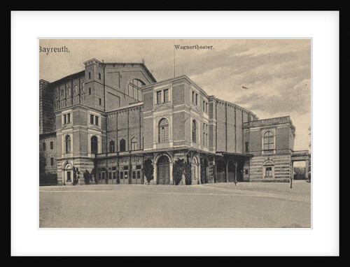 The Bayreuth Richard Wagner Theatre, 1900s by Anonymous