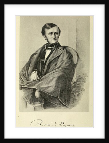 Portrait of the Composer Richard Wagner, 1849 by Anonymous