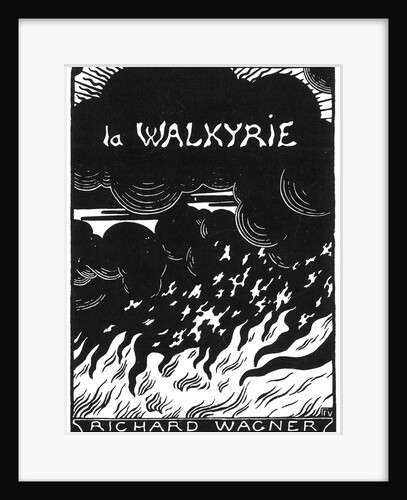Cover of the vocal score of opera Die Walküre by Richard Wagner, 1894 by Anonymous