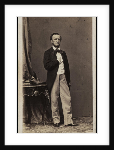 Portrait of the composer Richard Wagner, 1862 by Anonymous