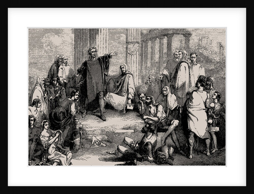 The opera Rienzi by Richard Wagner, at the Théâtre Lyrique in Paris on 6 April 1869, 1869 by Anonymous