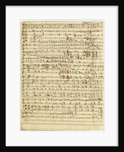Autograph manuscript of Das Liebesmahl der Apostel, 1843 by Anonymous