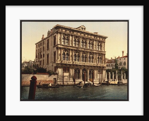 Palazzo Vendramin Calergi in Venice, 1880s by Anonymous