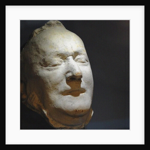 The death mask of Richard Wagner, 1883 by Anonymous