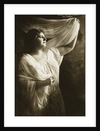 Cäcilie Rüsche-Endorf as Isolde in opera Tristan and Isolde by Richard Wagner, 1910 by Anonymous