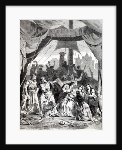 Tristan and Isolde by Richard Wagner. Illustration to the premiere, 1865, 1865 by Anonymous