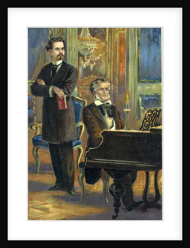 Richard Wagner and King Ludwig II, c. 1900 by Anonymous