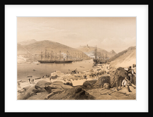 Balaklava. The Quays and the Shipping, 1855 by Anonymous