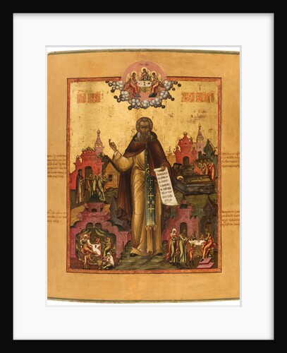 Saint Macarius of Unzha with Scenes from his Life, Mid of the 19th cen by Anonymous
