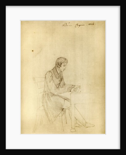 Portrait of Frédéric Chopin, 1826 by Anonymous