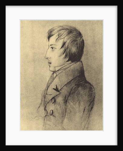 Portrait of Frédéric Chopin, 1829 by Anonymous