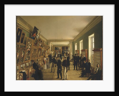 View of the University Exhibition of Fine Arts in Warsaw, 1828, 1828 by Anonymous