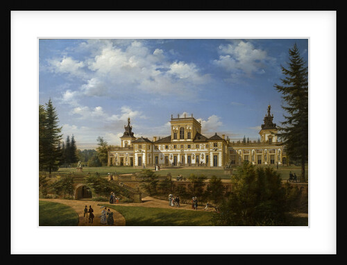View of the Wilanów Palace, 1834 by Anonymous
