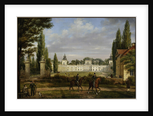 View of the Wilanów Palace, 1833 by Anonymous