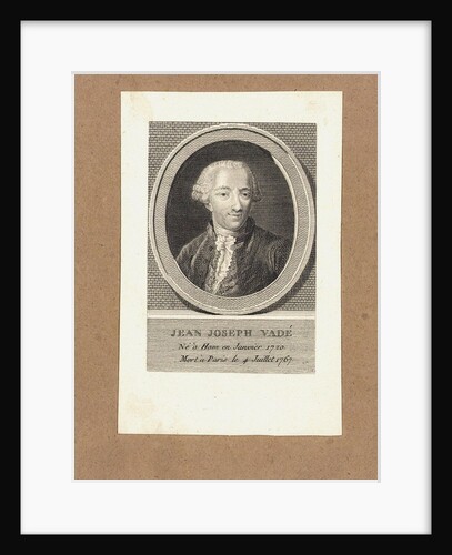 Portrait of Jean-Joseph Vadé, ca 1770 by Anonymous