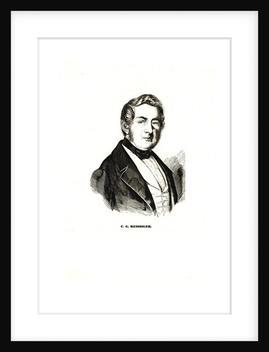 Portrait of Carl Gottlieb Reissiger, 1839 by Anonymous
