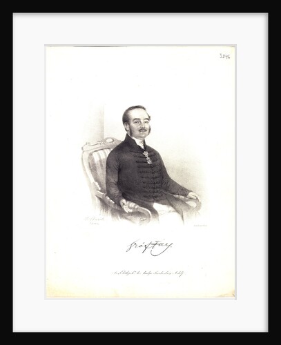 Portrait of István Fáy, 1844 by Anonymous