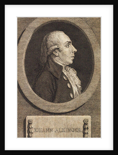 Portrait of Johann Baptist Edler von Alxinger, 1780 by Anonymous