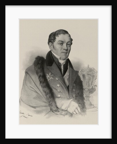 Portrait of Johann Gotthelf Fischer von Waldheim, 1830-1840s by Anonymous