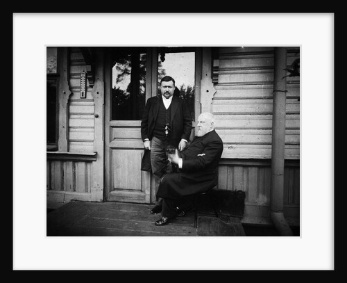 Alexander Glazunov and Mily Balakirev by Anonymous