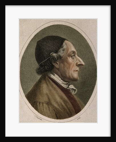 Portrait of the poet and physiognomist Johann Kaspar Lavater, 1813 by Anonymous